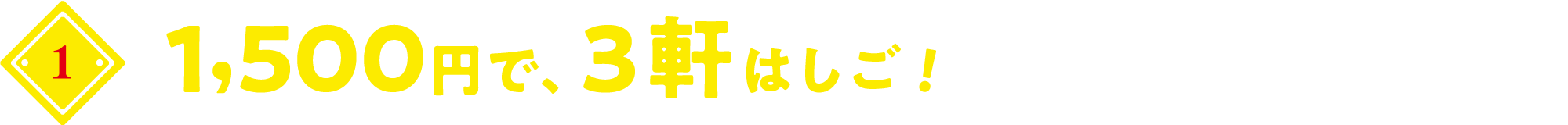 1,500円で、3軒はしご!浜松餃子を食べくらべ!